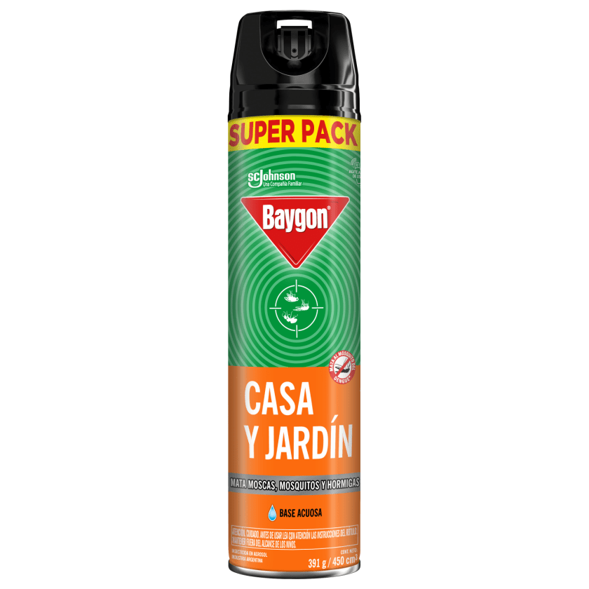 Baygon casa y jardín 450 ml